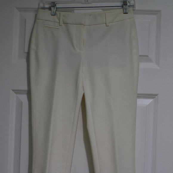 off white ankle pants